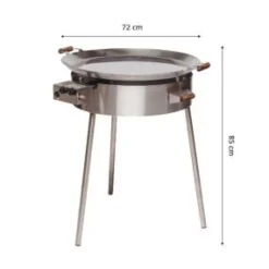 Paellasetti GrillSymbol PRO-720 Ø72 cm D-400 kaasupoltin säädinletkusetti