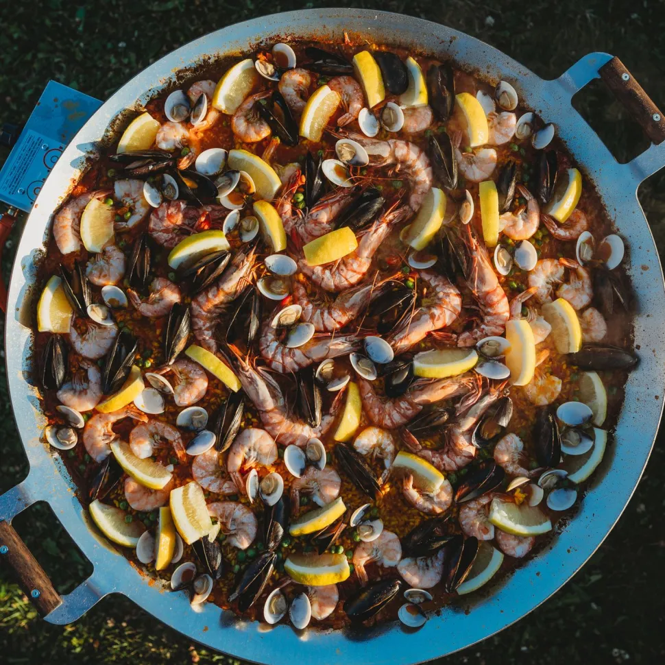 Paellasetti GrillSymbol PRO-720 Ø72 cm D-400 kaasupoltin säädinletkusetti