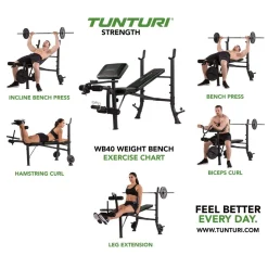 Painonnostopenkki Tunturi WB40 Compact Width min. 165 cm tangolle