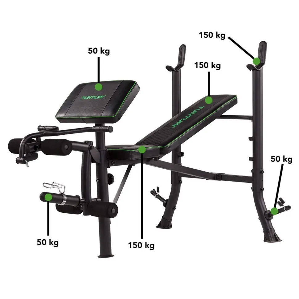 Painonnostopenkki Tunturi WB40 Compact Width min. 165 cm tangolle