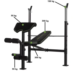 Painonnostopenkki Tunturi WB60 Olympic Width min. 200 cm tangolle