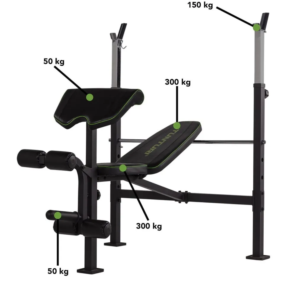 Painonnostopenkki Tunturi WB60 Olympic Width min. 200 cm tangolle