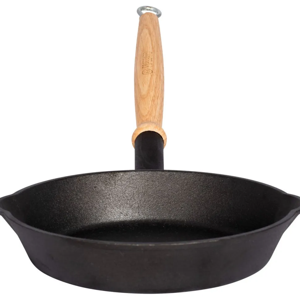 Paistinpannu Espegard, Ø18cm, valurauta, puinen kahva