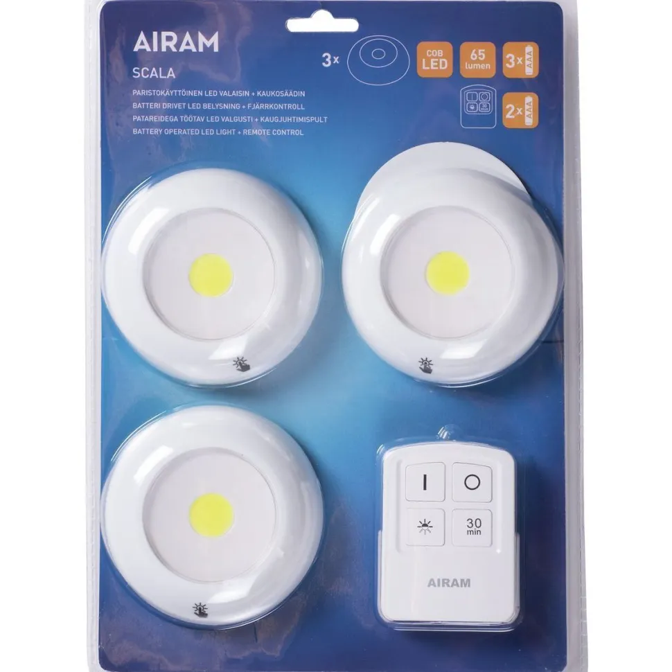 Paristovalo Airam Scala, 3+1 LED
