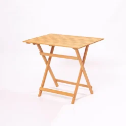 Parvekeryhmä Linento Garden Rejisör, pöytä + 2 tuolia, kokoontaittuva, kerma