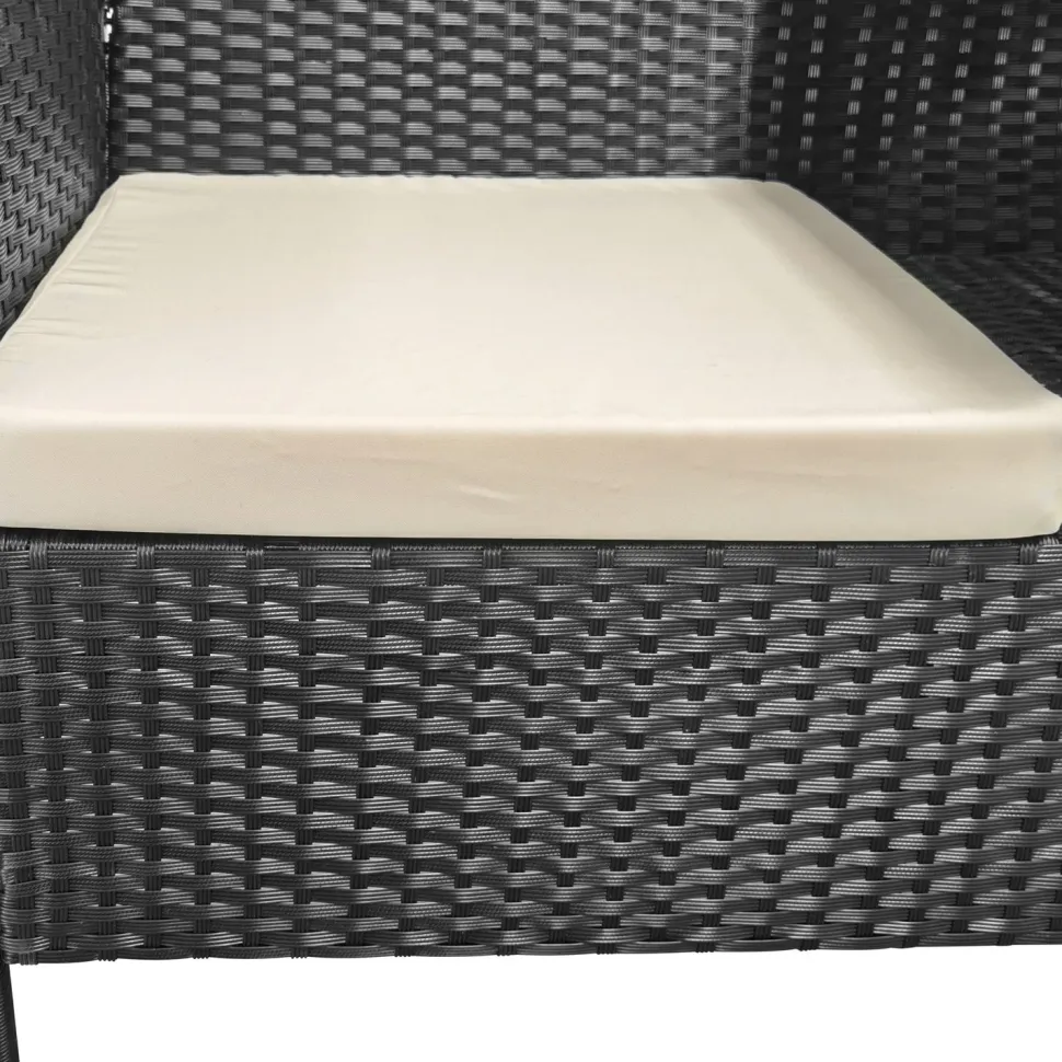 Parvekesetti AB Polar Palma 136x60x85 cm musta