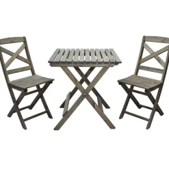 Parvekesetti Baltic Garden Wilma 65x65cm pöytä + 2 tuolia er värejäa