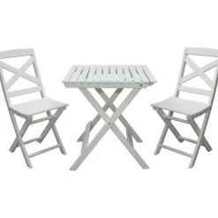 Parvekesetti Baltic Garden Wilma 65x65cm pöytä + 2 tuolia er värejäa