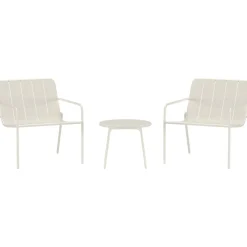 Parvekesetti Venture Home Minos, ø50cm, 2-istuttava, beige