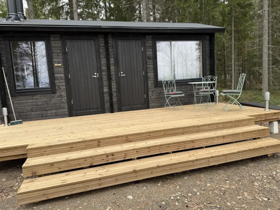 Parvekesetti Home4you Mint, pöytä + 2 tuolia, takorauta, antiikkivihreä
