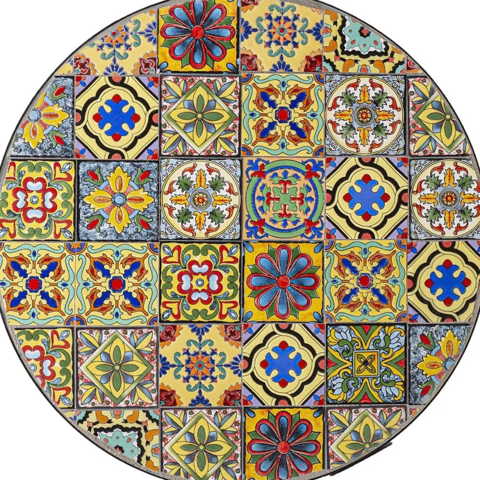 Parvekesetti Home4you Morocco, pöytä + 2 tuolia, metalli, musta
