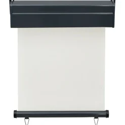 Parvekkeen sivumarkiisi 65x250 cm kerma
