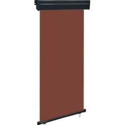 Parvekkeen sivumarkiisi 105x250 cm ruskea