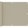 Parvekkeen suoja beige 75x300 cm oxford kangas