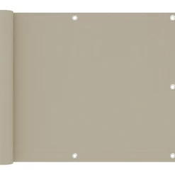 Parvekkeen suoja beige 75x300 cm oxford kangas
