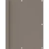 Parvekkeen suoja harmaanruskea 120x600 cm oxford kangas