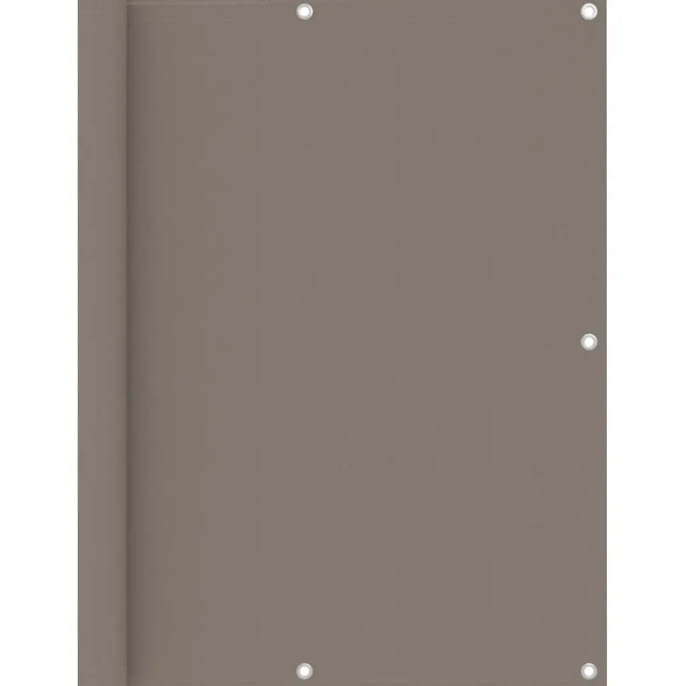 Parvekkeen suoja harmaanruskea 120x400 cm oxford kangas