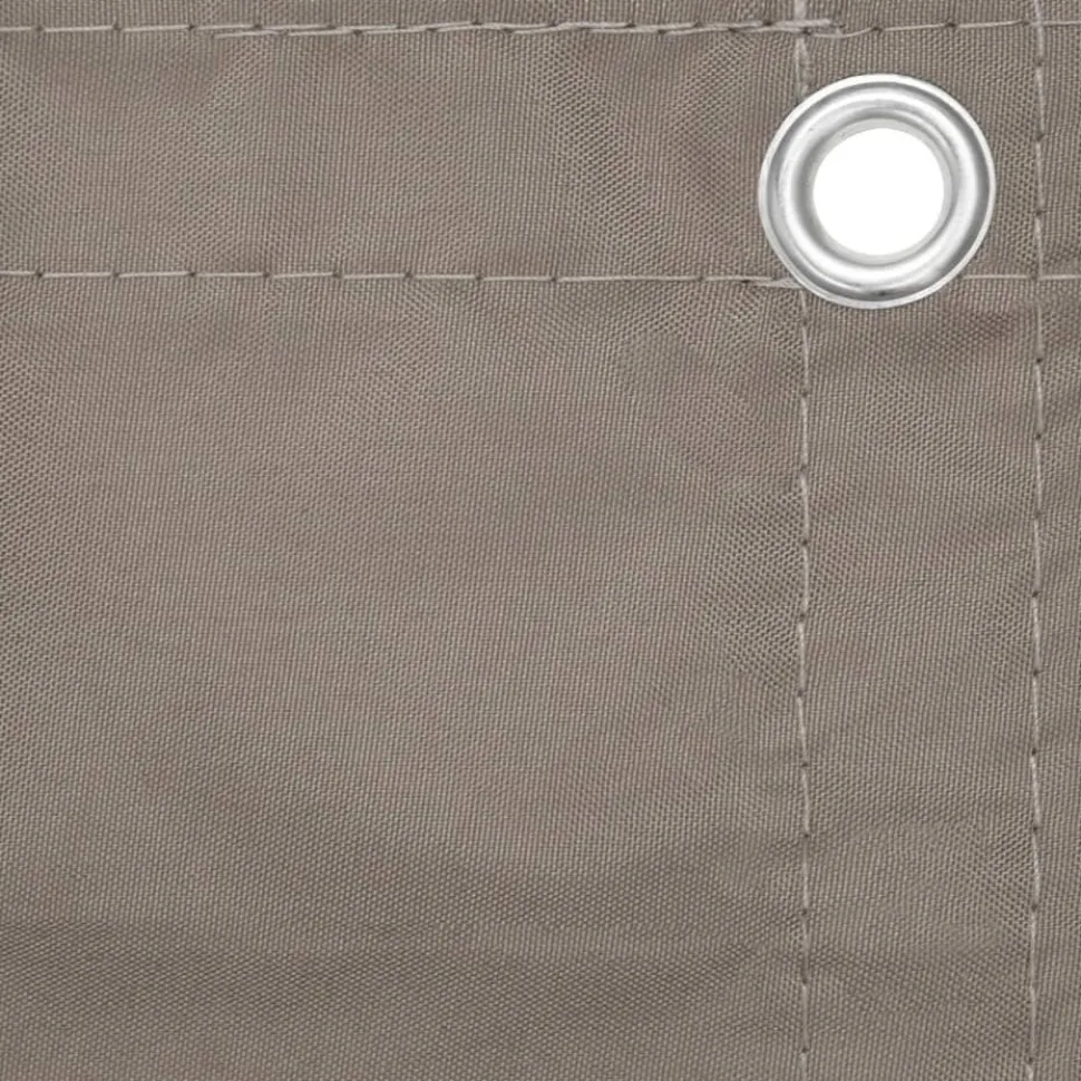 Parvekkeen suoja harmaanruskea 120x400 cm oxford kangas