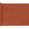 Parvekkeen suoja Oxford kangas 90x400 cm terrakotta