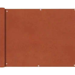 Parvekkeen suoja Oxford kangas 90x400 cm terrakotta