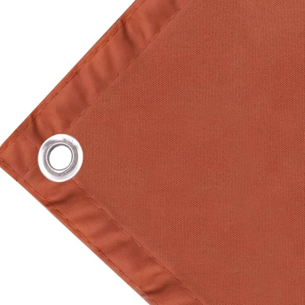 Parvekkeen suoja Oxford kangas 90x400 cm terrakotta