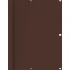 Parvekkeen suoja ruskea 120x400 cm oxford kangas