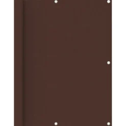 Parvekkeen suoja ruskea 120x400 cm oxford kangas