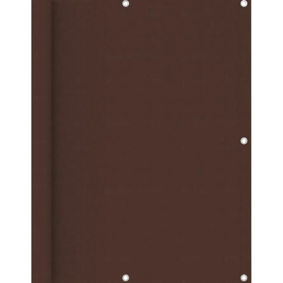 Parvekkeen suoja ruskea 120x400 cm oxford kangas
