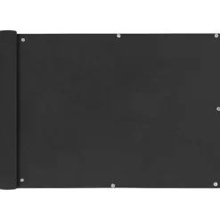 Parvekkeen suoja 75x300 cm Oxford-kangas musta