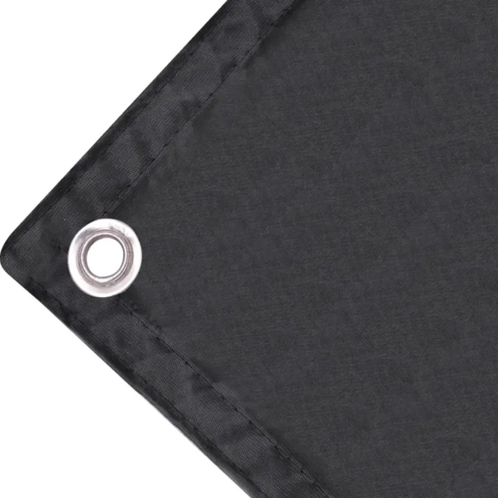 Parvekkeen suoja 75x300 cm Oxford-kangas musta