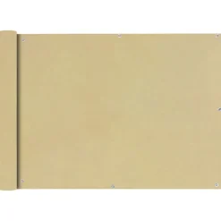 Parvekkeen suoja 75x300 cm Oxford-kangas musta