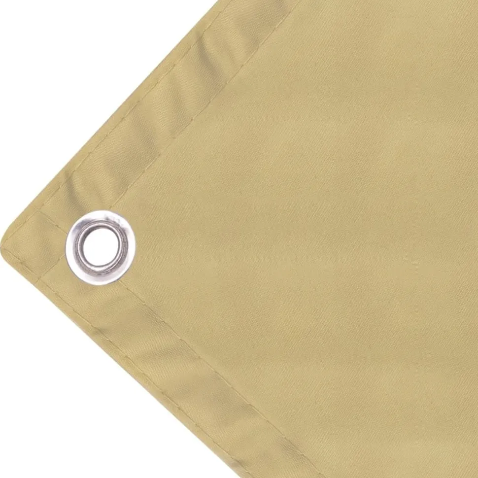 Parvekkeen suoja 75x300 cm Oxford-kangas musta