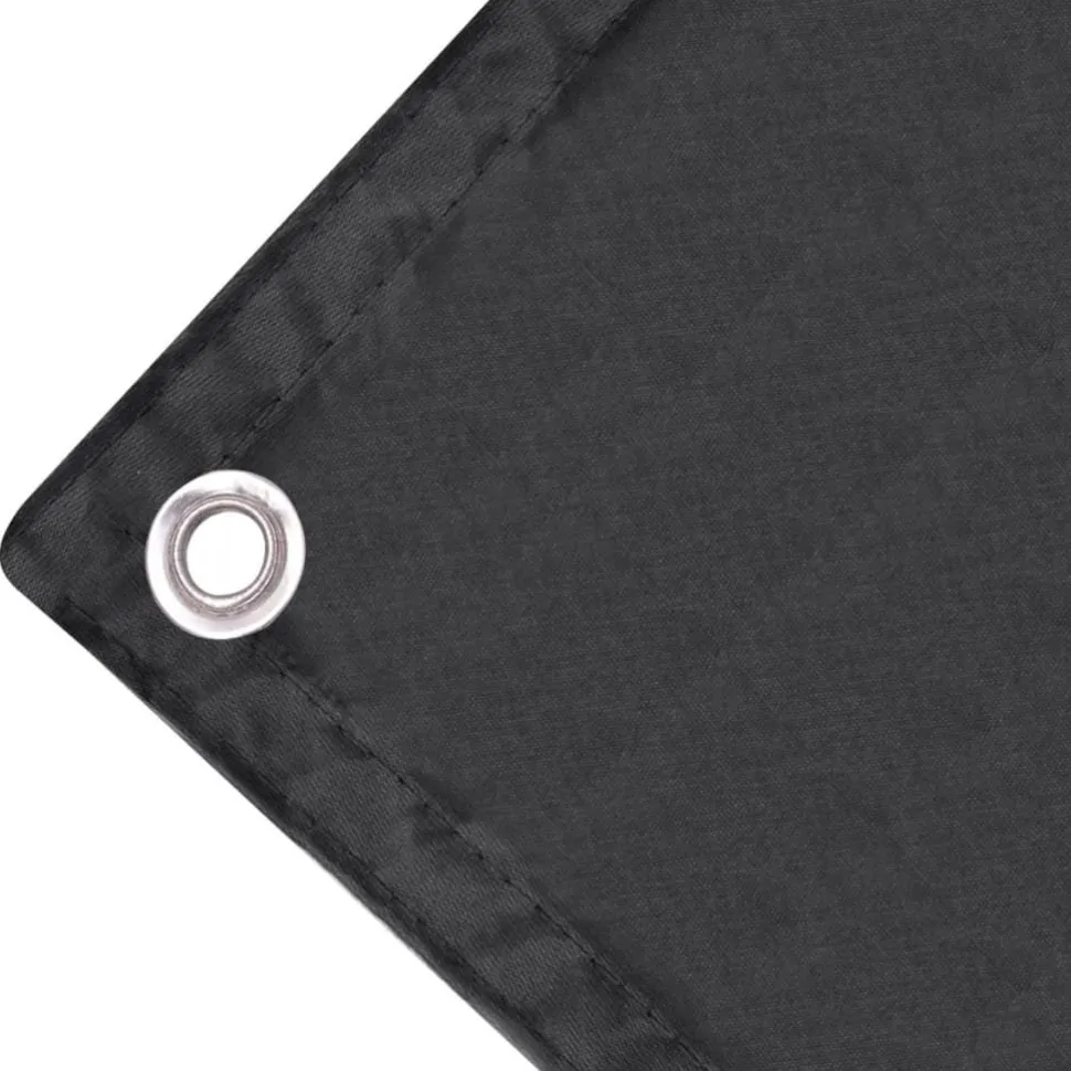 Parvekkeen suoja 75x300 cm Oxford-kangas musta