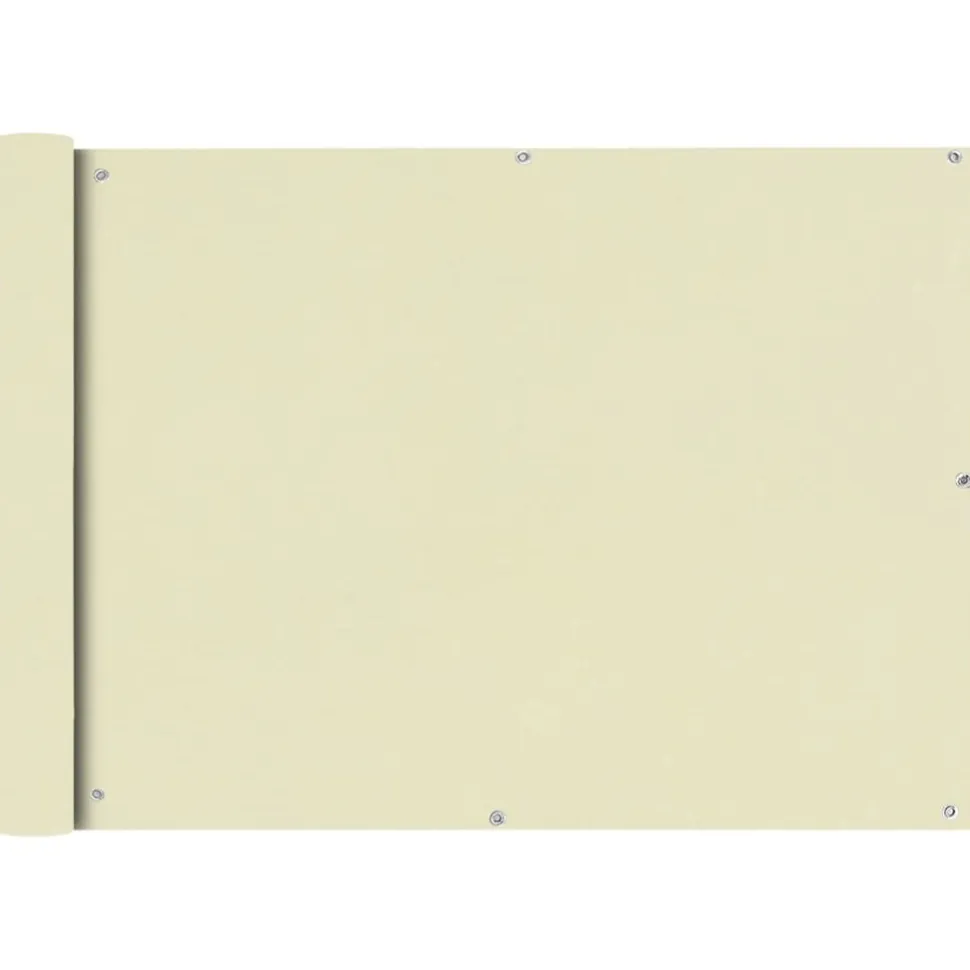 Parvekkeen suoja 75x300 cm Oxford-kangas musta