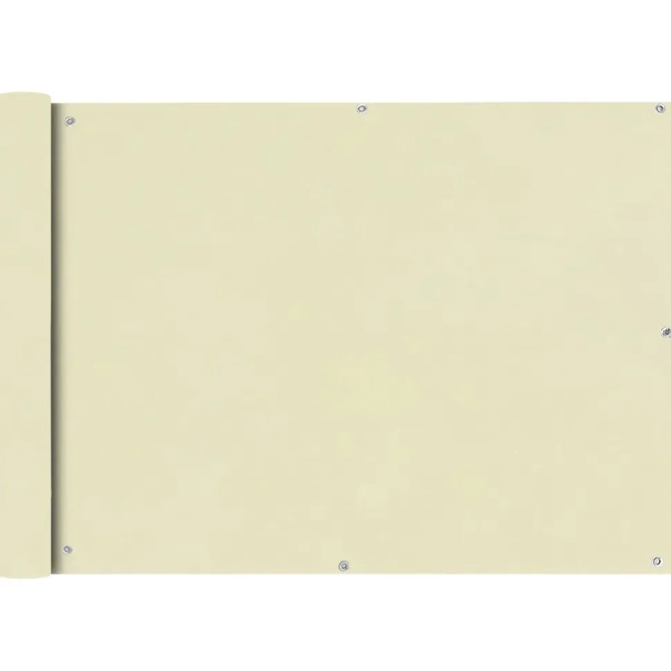 Parvekkeen suoja 75x300 cm Oxford-kangas musta