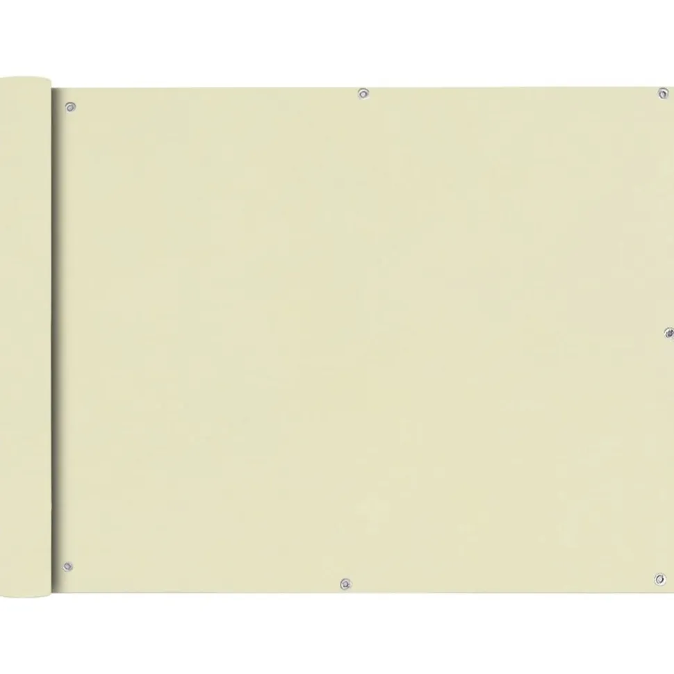 Parvekkeen suoja 75x300 cm Oxford-kangas musta