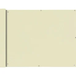 Parvekkeen suoja 75x300 cm Oxford-kangas musta