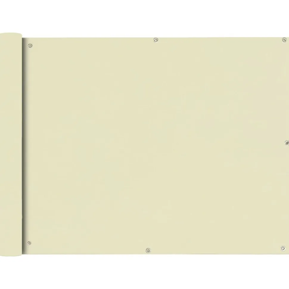 Parvekkeen suoja 75x300 cm Oxford-kangas musta