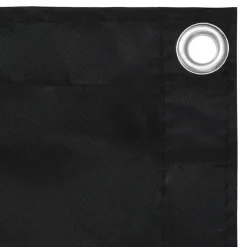 Parvekkeen suoja 75x300 cm Oxford-kangas musta