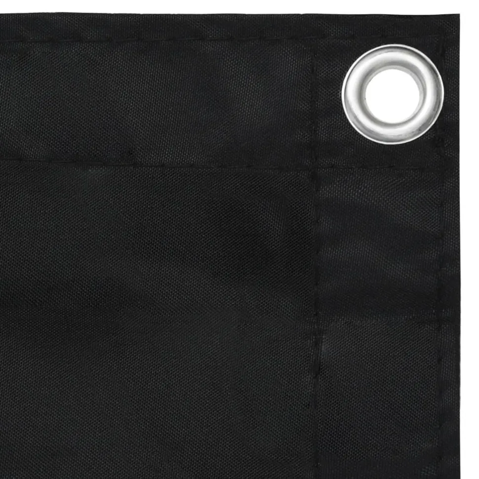 Parvekkeen suoja 75x300 cm Oxford-kangas musta