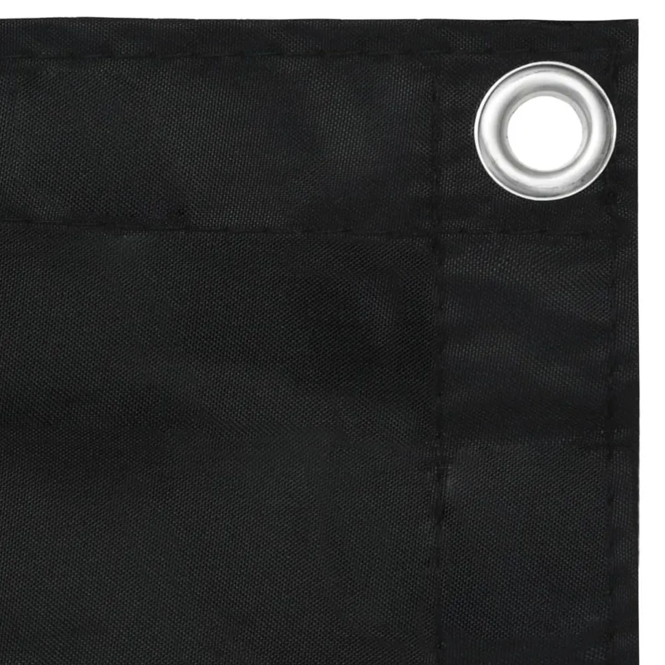 Parvekkeen suoja 75x300 cm Oxford-kangas musta