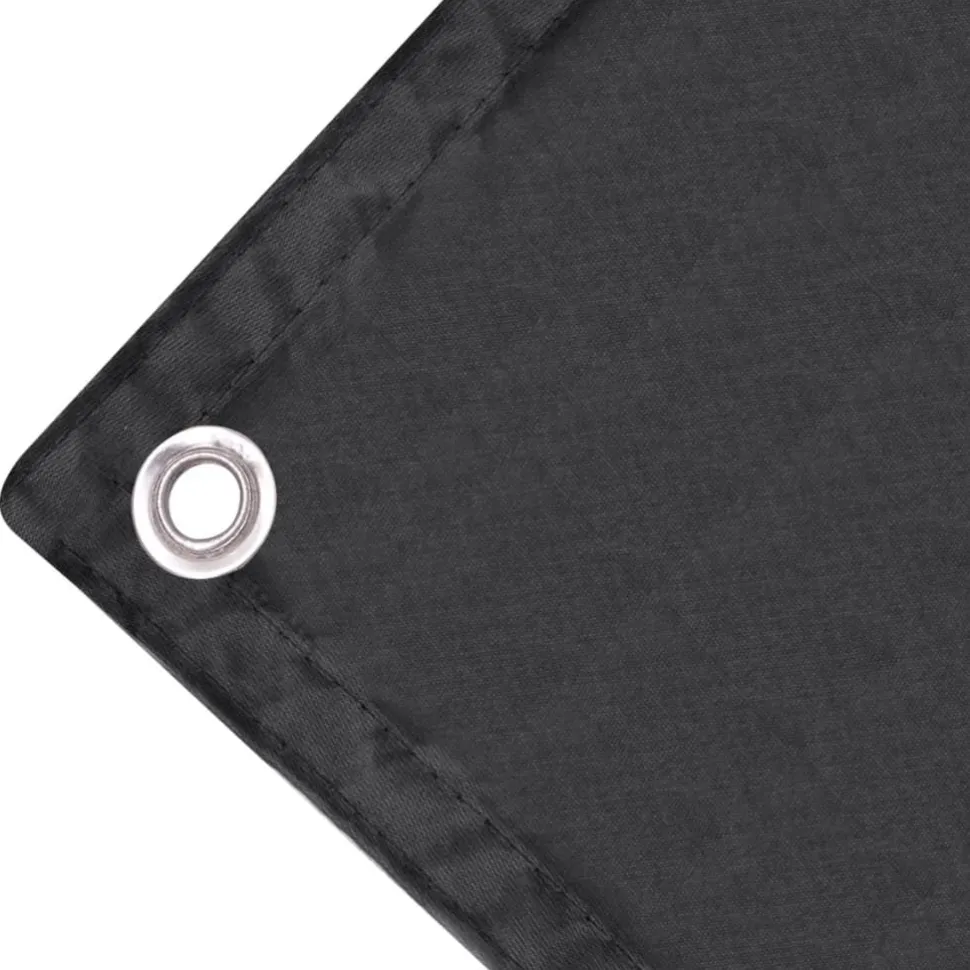 Parvekkeen suoja 75x300 cm Oxford-kangas musta