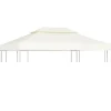 Paviljongin kangaskatto 310g/m² kermanvalkoinen 3x4m