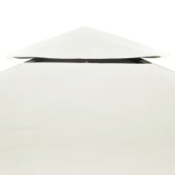 Paviljongin kangaskatto 310g/m² kermanvalkoinen 3x4m