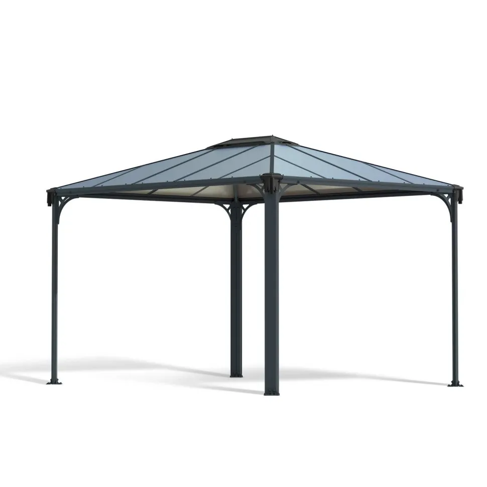 Paviljonki Palram-Canopia Martinique 3600 3 x 3,6 m 10,8 m² harmaa