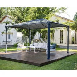 Paviljonki Palram-Canopia Martinique 3600 3 x 3,6 m 10,8 m² harmaa