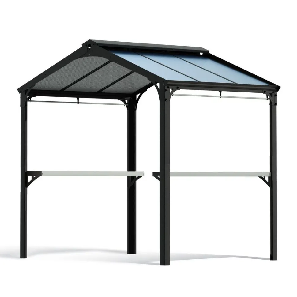 Paviljonki Palram-Canopia Austin, 4.3m², 1.8x2.4m, harmaa