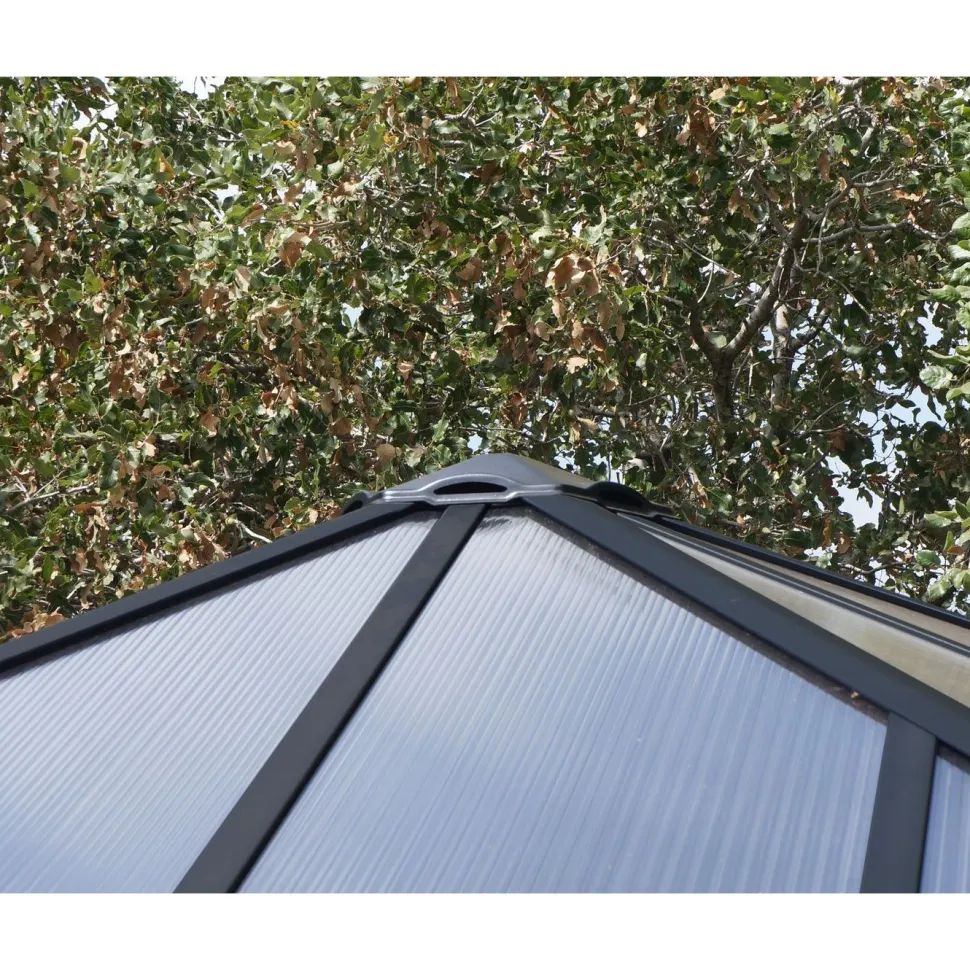 Paviljonki Palram-Canopia Palermo 3000 3 x 3 m 8,7 m² harmaa