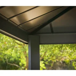 Paviljonki Palram-Canopia Dallas 4300 3,6 x 4,3 m 15,5 m² harmaa