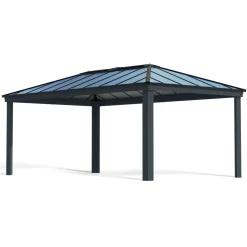 Paviljonki Palram-Canopia Dallas 6100, 3.6x6.1m, 12x20ft, harmaa